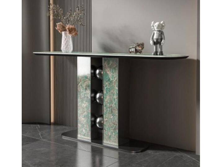 JVmoebel Konsolentisch Eleganter Konsolentisch aus Grau Holz für das moderne Wohnzimmer (1-St., Konsolentisch), Made in Europa, grau von OTTO