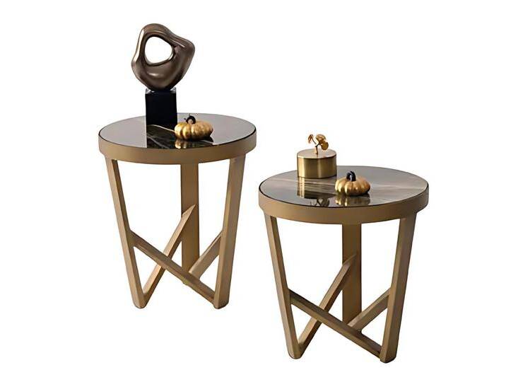 JVmoebel Konsolentisch Konsolentisch Metall – Moderner Tisch für Wohnzimmer & Flur (Beistelltisch 1, Beistelltisch 2), Made in Europe von OTTO