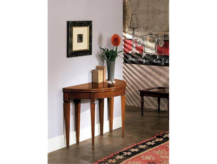 JVmoebel Konsolentisch Modernes Holzdesign Möbel Set mit Esstisch für stilvolles Wohnen (Esstisch), Made in Italy, braun von OTTO