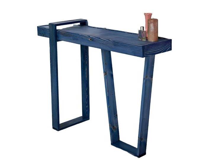 JVmoebel Konsolentisch Stilvoll Konsolentisch Blau Wohnzimmer Konsole Modern Designer (Konsolentisch), Made in Europa, blau von OTTO