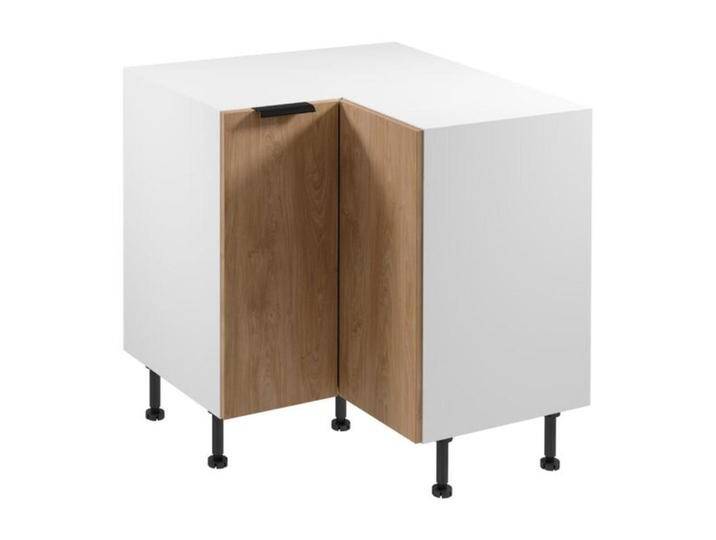 JVmoebel Eckunterschrank Eck-Küchenunterschrank Weiß Holz Küchenschrank Eckschrank 90 cm (1-St) Made in Europe, weiß von OTTO