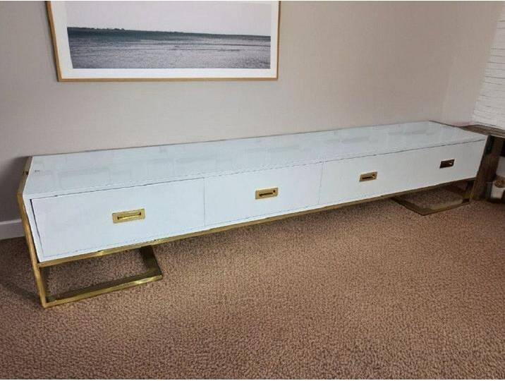 JVmoebel Lowboard Board Fernsehtisch Unterschrank Kommode für Wohnzimmer Sofort (1 St., Lowboard), Made in Europa, weiß von OTTO