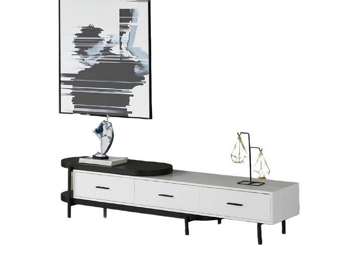 JVmoebel Lowboard Wohnzimmer rtv Lowboard Holz Weiß Möbel Neu Modern Design (1 St., RTV Lowboard), Made in Europa, weiß von OTTO