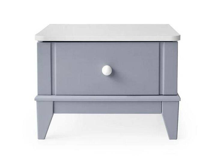 JVmoebel Nachtkonsole Moderner Nachttisch mit Schublade Stilvolles Design für Schlafzimmer, Made in Europe, grau JVmoebel Nachtkonsole Moderner Nachttisch mit Schublade Stilvolles Design für Schlafzimmer, Made in Europe, grau von OTTO