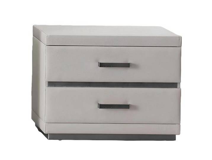 JVmoebel Nachttisch Design Nacht Metall Glanz Konsolen Schlaf Zimmer Beistell Konsole (Nachttische), Made in Europa, weiß von OTTO