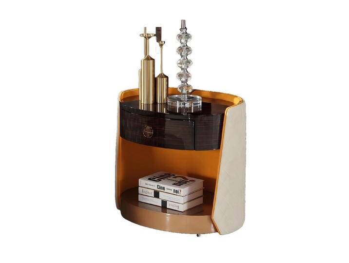 JVmoebel Nachttisch Design Nacht Tisch Konsolen Tische Konsole Beistell Schlaf Zimmer (Nachttisch), Made in Europa, braun von OTTO