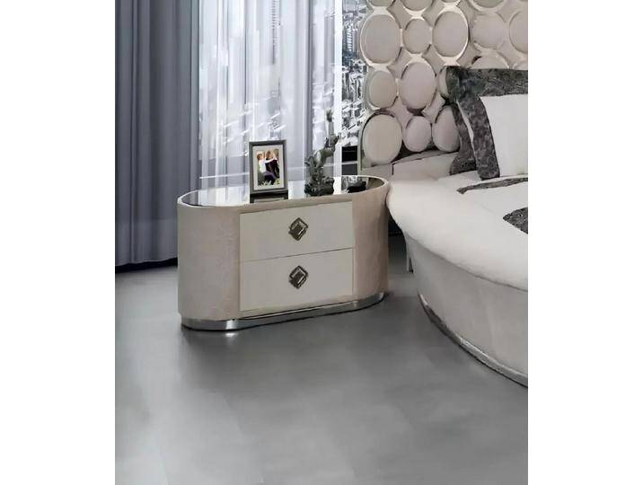 JVmoebel Nachttisch Eleganter Nachtisch Beistelltisch in Weiß - Modernes Design Möbel (1-St., Nachttisch), Made in Europa, beige von OTTO