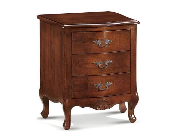 JVmoebel Nachttisch Luxuriöser Holz-Nachttisch im klassischen Design für Ihr Schlafzimmer (1-St., Nachttisch), Made in Italy, braun von OTTO