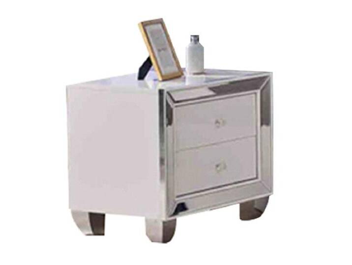JVmoebel Nachttisch Moderner Weißer Nachtschrank Luxuriöse Möbel Schlafzimmer Nachtkommode (Nachttisch), Made in Europa, weiß von OTTO