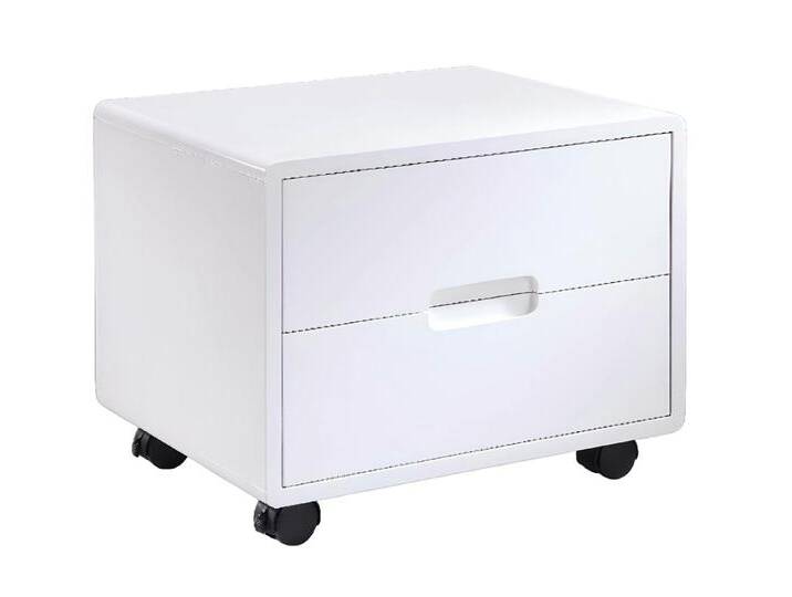 JVmoebel Nachttisch Nacht Tisch Konsole Beistell Designer Wohnzimmer Metall Glanz Tische (Nachttische), Made in Europa, weiß von OTTO