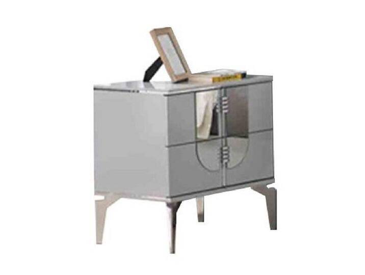 JVmoebel Nachttisch Nachtkommode Schlafzimmer Tisch Nachtschrank Weiß Moderne Nachttisch (1-St., Nachttisch), Made in Europa, grau von OTTO