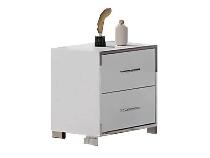 JVmoebel Nachttisch Nachtschrank Nachtkommode Bettkonsole Bettkommode Nachttisch (1-St., 1x Nachttisch), Made in Europa, weiß von OTTO