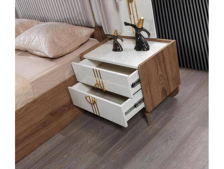 JVmoebel Nachttisch Schlafzimmer Nachttisch Modern Design Möbel Holz Beistell Nachttische, Made in Europa, weiß von OTTO