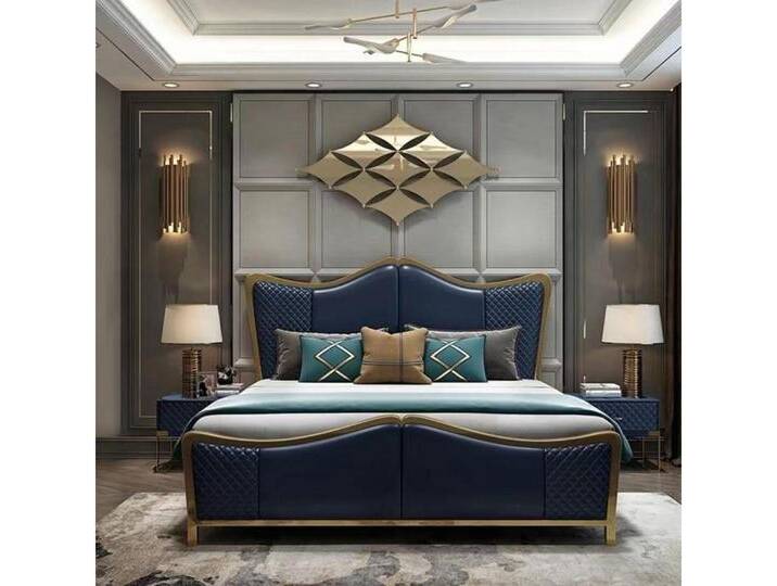 JVmoebel Nachttisch Weiß Design Nachttisch Konsole Beistelltische Schlafzimmer Holz Luxus (2-St., 2x nur Nachttische), Made in Europa, blau, Blau von OTTO