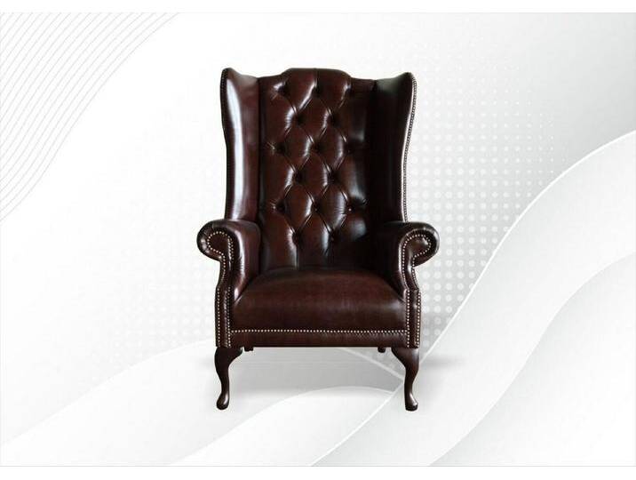 JVmoebel Ohrensessel Chesterfield Ohrensessel Antik Stil Sessel Stuhl 100% Leder Sofort, Made in Europa, braun JVmoebel Ohrensessel Chesterfield Ohrensessel Antik Stil Sessel Stuhl 100% Leder Sofort, Made in Europa, braun von OTTO