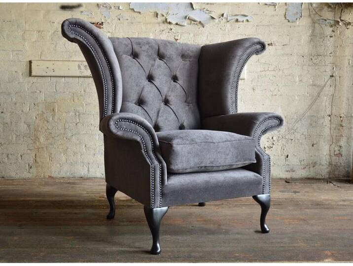 JVmoebel Ohrensessel Chesterfield Sessel 1-Sitzer Couch Möbel Textil Sofas, Made in Europa, grau JVmoebel Ohrensessel Chesterfield Sessel 1-Sitzer Couch Möbel Textil Sofas, Made in Europa, grau von OTTO