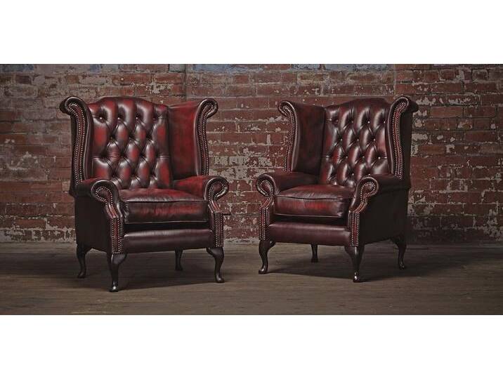 JVmoebel Ohrensessel Echter Chesterfield Ohrensessel Couch Polster 100% Leder Sofort, Made in Europa, rot JVmoebel Ohrensessel Echter Chesterfield Ohrensessel Couch Polster 100% Leder Sofort, Made in Europa, rot von OTTO