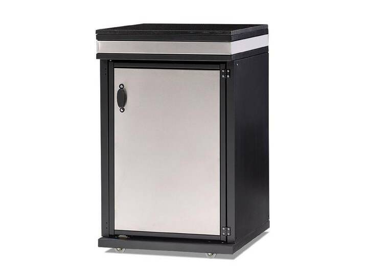 JVmoebel Outdoor-Küchenmodul Elegantes Außenküchenmodul aus Edelstahl in Silber Made in Europe, schwarz silberfarben von OTTO