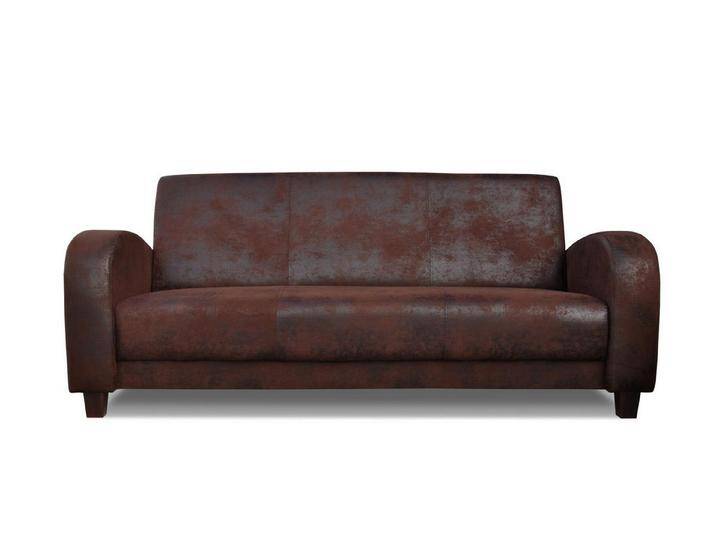 JVmoebel Polstergarnitur Vintage Ledersofa Set – 3 Teile Polstermöbel Couch Neu, (3+2+1 Sitzer), Made in Europa, braun von OTTO