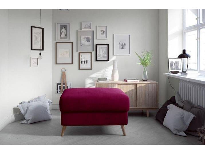 JVmoebel Polsterhocker Fußhocker Ottoman Sitzhocker Sitzpouf Wohnzimmer Designer Hocker, Made in Europa, rot, Rot von OTTO
