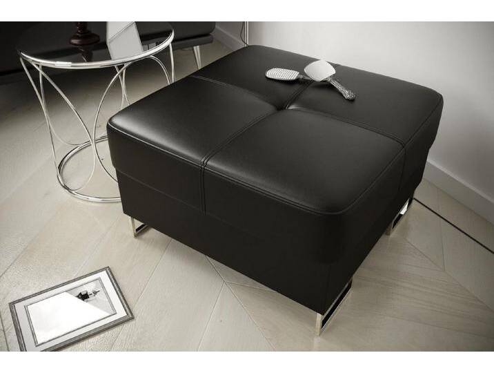 JVmoebel Polsterhocker Ottomane Pufa Stoff Textil Ottoman Sitzbank Fußhocker Lounge Club Weiß, Made in Europa, schwarz, Schwarz von OTTO