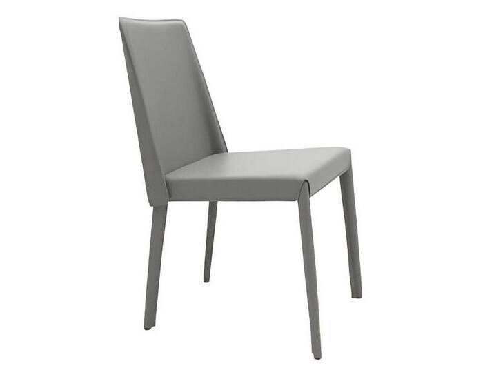 JVmoebel Polsterstuhl Design Stuhl Lehn Stühle Polster Ess Zimmer Sessel Club Küche Lounge, Made in Europa, grau von OTTO