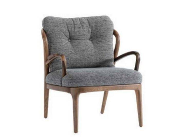 JVmoebel Polsterstuhl Luxuriöser Esszimmerstuhl im modernen Design (1 St), Made in Europa, grau von OTTO