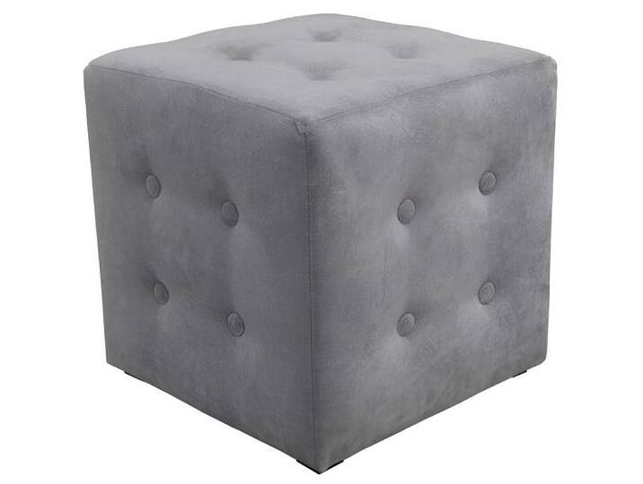 JVmoebel Pouf Grauer Chesterfield Fußhocker Sitzpouf Quatro (Hocker), Made in Europa, grau von OTTO