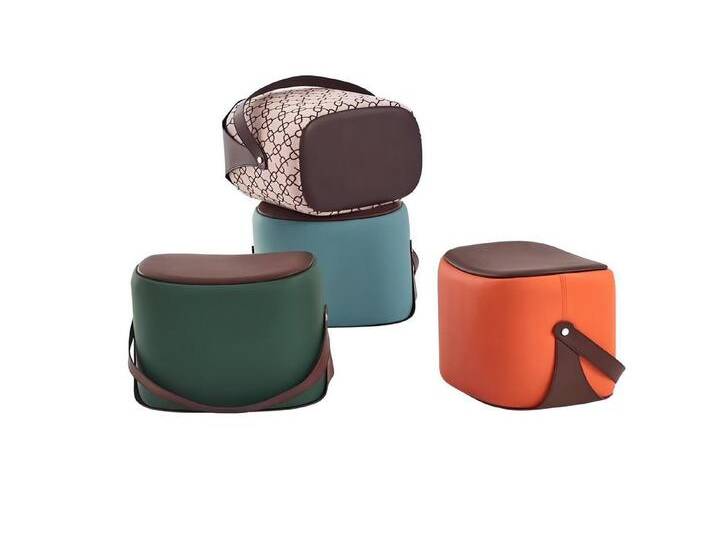 JVmoebel Pouf Rechteckig Hocker Moderne Möbel Fußhocker Luxus Design Wohnzimmermöbel (Hocker), Made in Europa von OTTO