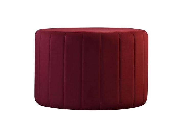 JVmoebel Pouf Runder roter Sitzhocker Pouf - weicher Fußpuff für Wohnzimmer (Hocker), Made in Europa, rot von OTTO