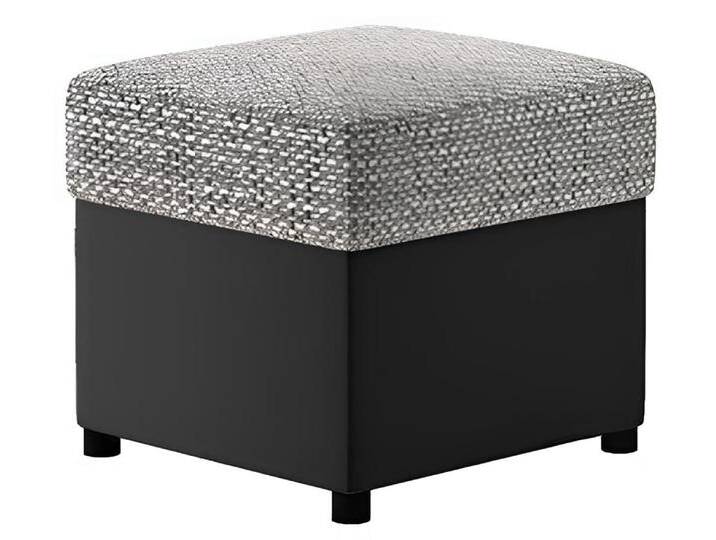 JVmoebel Pouf Sitzhocker Ottoman Pouf Polsterhocker Wohnhocker Sitzpouf (Hocker), Made in Europa, grau schwarz von OTTO