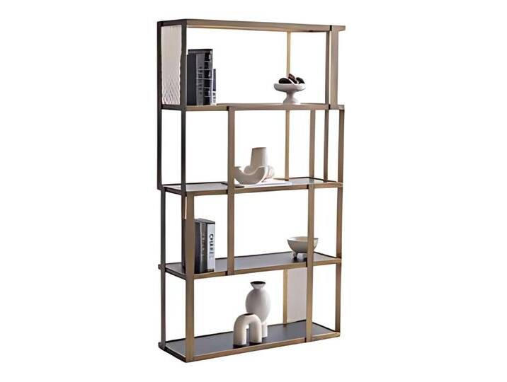 JVmoebel Raumteilerregal Regal Raumteiler – Freistehendes Regal als Trennwand im Wohnzimmer, Made in Europe, braun von OTTO