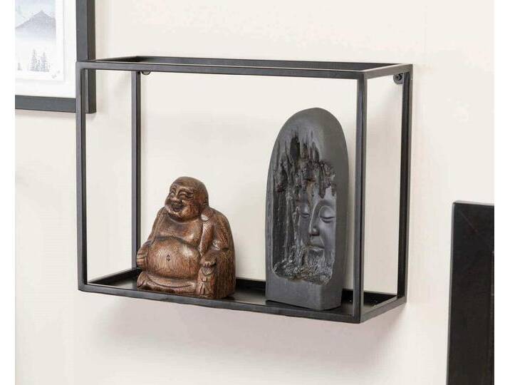 JVmoebel Regal Wandregal Dekoregal Hängeregal Wandboard Bücherregal Metall modern, 1-tlg., Made in Europa, schwarz von OTTO