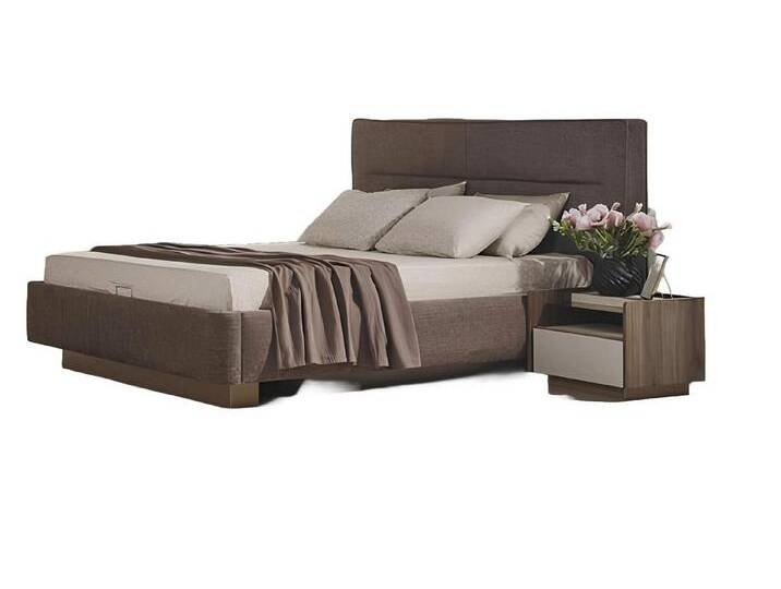 JVmoebel Schlafzimmer-Set Bett Nachttisch Kleiderschrank 4 tlg Schlafzimmer Set Design Modern, (4-tlg., Bett + 2x Nachttische + Kleiderschrank) von OTTO