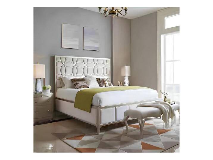 JVmoebel Schlafzimmer-Set Bett Nachttisch Set 3-teilig für Schlafzimmer im modernen Design, Made in Europa, weiß JVmoebel Schlafzimmer-Set Bett Nachttisch Set 3-teilig für Schlafzimmer im modernen Design, Made in Europa, weiß von OTTO