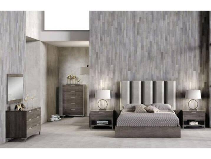 JVmoebel Schlafzimmer-Set Schlafzimmer Bett Nachttisch Kommode Spiegel Polsterbett Doppelbett, Made in Europa, grau JVmoebel Schlafzimmer-Set Schlafzimmer Bett Nachttisch Kommode Spiegel Polsterbett Doppelbett, Made in Europa, grau von OTTO