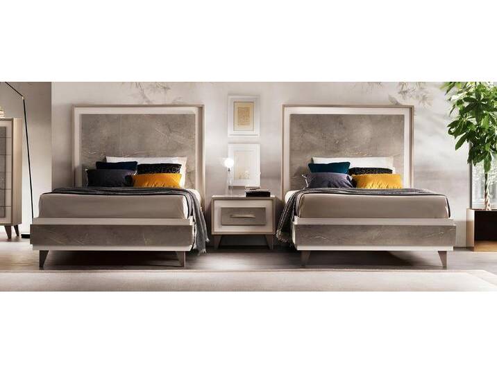 JVmoebel Schlafzimmer-Set Schlafzimmer Set 3tlg. Nachttische und Bett im modernen Design, Made in Europa, grau JVmoebel Schlafzimmer-Set Schlafzimmer Set 3tlg. Nachttische und Bett im modernen Design, Made in Europa, grau von OTTO