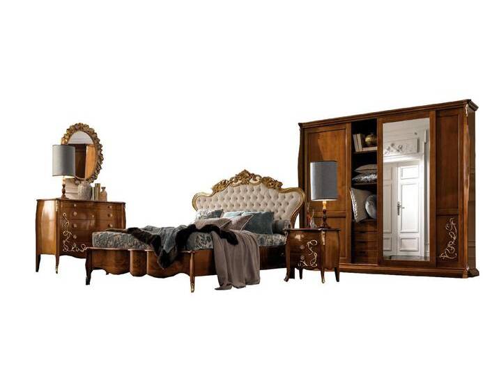 JVmoebel Schlafzimmer-Set Schlafzimmer Set Hotel Design Luxus Bett Nachttisch Kommode Möbel, Made in Europa, braun JVmoebel Schlafzimmer-Set Schlafzimmer Set Hotel Design Luxus Bett Nachttisch Kommode Möbel, Made in Europa, braun von OTTO