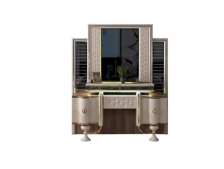 JVmoebel Schminktisch Beige Holzmöbel Design Moderne Schlafzimmer Einrichtung kaufen (1-St., Schminktisch), Made in Europa, beige von OTTO