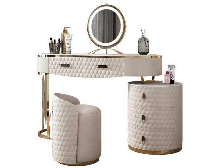 JVmoebel Schminktisch Design Luxus Möbel Schminktisch Tisch Konsolen Modern Schlafzimmer (1-St., Schminktisch, Ohne Hocker), Made in Europa, weiß von OTTO