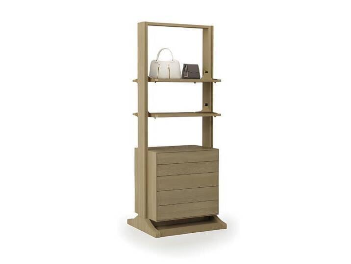JVmoebel Schranksystem Modernes Kleiderschranksystem Design Modulares Raumnutzung (1-St., Schrank System EGO.03) Made in Europa, braun von OTTO