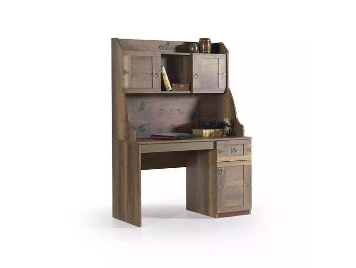 JVmoebel Schreibtisch Garnitur Schreibtisch Set Holz Bücherregal Braun Kinderzimmer (2-St., Schreibtisch + Bücherregal), Made in Europa, braun von OTTO