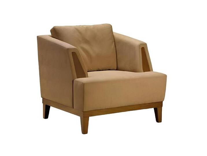 JVmoebel Sessel Brauner Polstersessel Designer Textil Einsitzer Moderner Fernsehsessel (1-St., Sessel), Made in Europa, braun von OTTO