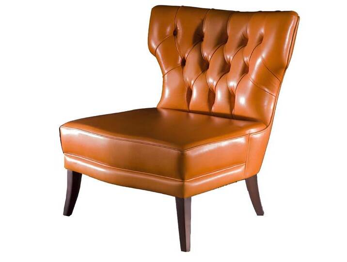 JVmoebel Sessel Chesterfield Leder Sessel Polster Stuhl Luxus Möbel Sofa Couch Büro (Sessel), Made in Europa, braun von OTTO