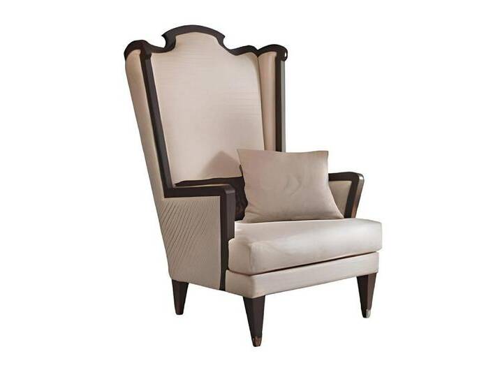 JVmoebel Sessel Design Sessel Ohrensessel Italienische Möbel Polster Sofa 1-Sitzer (Sessel), Made in Europa, beige von OTTO
