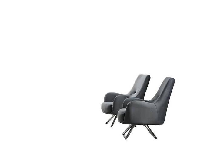 JVmoebel Sessel Grau Polstermöbel 2x Sessel Wohnzimmer Polstersessel Design Textil (2x Sessel), Made in Europa, grau von OTTO