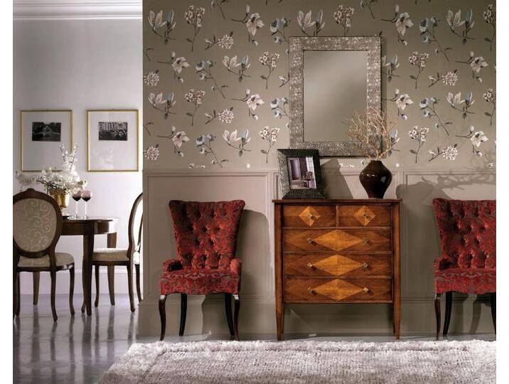 JVmoebel Sessel Luxus Set Kommode Spiegel Holz Art déco Design Wohnzimmer Garnitur, Made in Europa, braun JVmoebel Sessel Luxus Set Kommode Spiegel Holz Art déco Design Wohnzimmer Garnitur, Made in Europa, braun von OTTO