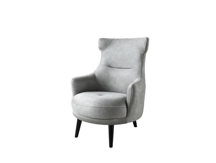 JVmoebel Sessel Modern Sessel Ohrensessel Cocktailsessel Textil Grau Sitzer (1-St., Sessel), Made in Europa, grau von OTTO