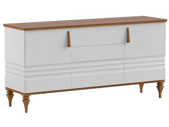 JVmoebel Sideboard Anrichte Vorratsschrank Buffet Sideboard Buffetschrank (Anrichte), Made in Europa, weiß von OTTO
