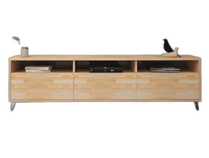 JVmoebel Sideboard Hellbrauner TV-Ständer Designer Lowboard Holz Wohnzimmer Möbel (TV-Ständer), Made in Europa, braun von OTTO